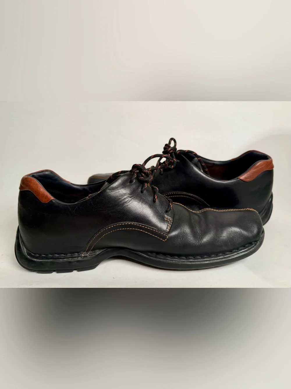 Cole Haan Zeno Leather Oxfords Comfort Shoes Mens 10 Black Casual Preppy